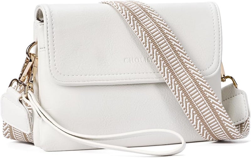 CHOLISS Small Crossbody Bags for Women, Vegan Leather Cell Phone Purse, Mini Travel Purse with Adjustable Strap Womens Gifts - Image 1